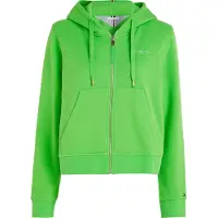 Tommy Hilfiger Femmes, Pull-over, Veste de sweat, Vert, (L)