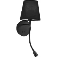 Nova Luce Nia Applique murale en métal avec liseuse LED
