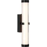 Searchlight Applique murale noire Clamp 33 cm