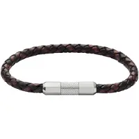 Fossil Bracelet 'KNOX' noir / argent