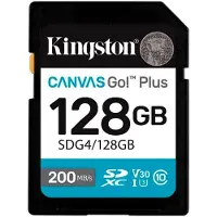 Kingston Technology 128 Go SDXC Canvas Go Plus Gen4 200 Mo/s C10 UHS-I U3 V30