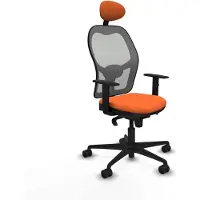 Piqueras Y Crespo Chaise de bureau 1D036N1 Orange