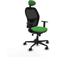 Piqueras Y Crespo Chaise de bureau 1D036N1 vert