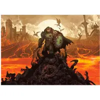 Fanatic Doom: Grafika Artystyczna "Mroczne Wieki" Limitowana Edycja 42 x 30 cm