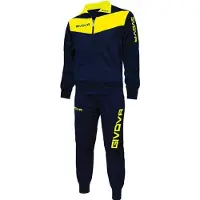 Givova Visa Tracksuit Jaune,Bleu 6-8 Years Garçon