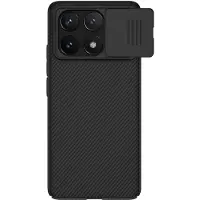 NILLKIN CamShield Hard Case pour Poco X6 Pro 5G Noir (Xiaomi Poco X6 Pro), Coque pour téléphone portable, Noir