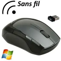 TNB SRSFSHARK - Souris optique 1000dpi sans fil 2,4GHz SHARK RF10