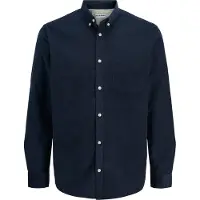 Jack & Jones Classic Cord Long Sleeve Shirt Bleu M Homme