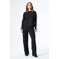 Garcia GE50002 femme Pantalon, L, Noir, Regular fit