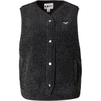 Roxy Iconic Town Fleece Weste Grau S Frau Grau S