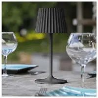 Lumisky Lampe De Table Sans Fil Abby Black - 190 Lumens - À 10 X H 38 Cm -