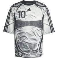 Adidas Originals T-Shirt 'Adilenium Season 4 Teamgeist' gris / noir / blanc cassé
