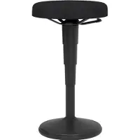Hammerbacher Tabouret debout, 55-81cm, noir (55 - 81 cm)