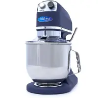 Maxima - Mélangeur planétaire Gastro - 7 l - Jusqu'à 2 kg de pâte - Bleu acier mat