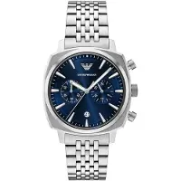 Emporio Armani Emporio AR11688 CARLO Chronographe Montre Homme Acier inoxydable Chrono Date argenté