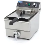 Maxima - Friteuse Gastro - 13 l - 1 panier - avec robinet de vidange