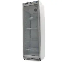 Maxima - Réfrigérateur Gastro - 400 l - Blanc - Avec porte vitrée