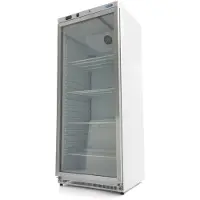 Maxima - Réfrigérateur Gastro - 600 l - Blanc - Avec porte vitrée