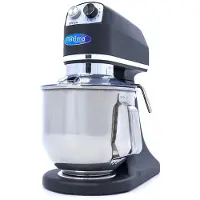 Maxima - Mélangeur planétaire Gastro - 7 l - Jusqu'à 2 kg de pâte - Noir mat