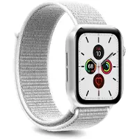 Puro Nylon Sport - Pasek do Apple Watch 38/40/41 mm (Biały) (38 mm, 40 mm, 41 mm, Nylon), Sangles de montre, Blanc