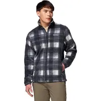 Columbia Steens Mountain Printed Full Zip Fleece Gris S Homme