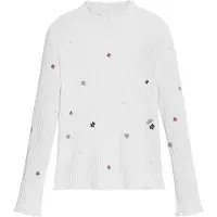 Desigual T-Shirt mélange de couleurs / blanc