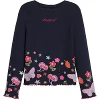 Desigual T-Shirt bleu / mélange de couleurs