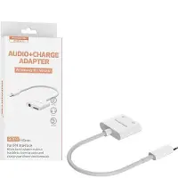 Somostel Adaptateur Hf Iphone Blanc Sms-Bz03 Audio Jack + Power Ver Bt