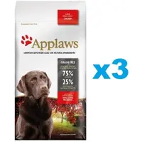 Applaws Dog Dry Adult - Poulet pour chiens de grandes races - 6 kg (3x2 kg)