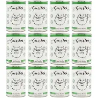 Gussto Cat Fresh Chicken pâtée pour chats au poulet 12x400 g