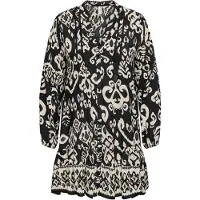 ONLY Carmakoma Robe-chemise 'CARAJA' beige clair / noir