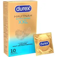 Durex - Préservatifs XXL - ultra fins - grande taille - boîte de 10