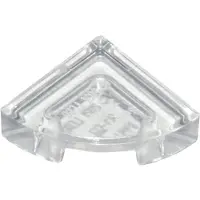 LEGO 1x1 Carreaux coin rond 25269 - 250 pièces Trans - Transparent