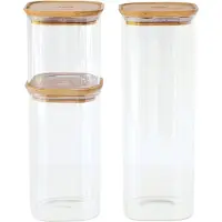SmartaSaker Set De 3 Boîtes 0,5, 1,4 Et 2,2 L