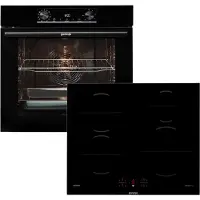 Gorenje Ensemble de sauts Pyro/I, Plaque de cuisson, Noir