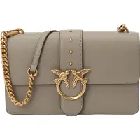 Pinko sac à épaule bandoulière Love One Classic ST. CL. Noce - Antique Gold taupe