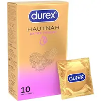 Durex Hautnah - préservatif extra lubrifié - boîte de 10