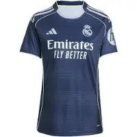 Adidas Real Madrid 25/26 Away Woman Short Sleeve T-shirt Bleu S Femme