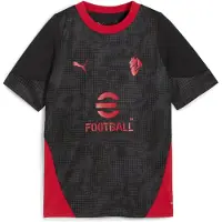 Puma Ac Milan 25/26 Training Junior Short Sleeve T-shirt Rouge 13-14 Years Enfants