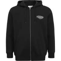 Jack & Jones Makoto Plus Size Full Zip Sweatshirt Noir 3XL Homme