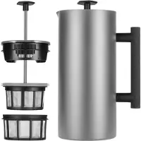 Espro Coffee French Press P6 brossé/métallique 946 ml