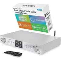 Majority Fitzwilliam 2024 (DAB+ DAB, FM, Bluetooth, WiFi), Radio, Argent