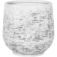 Beliani Cache-Pot Gris Clair 32 Cm Dioni