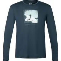 Super.natural Almost Done Long Sleeve T-shirt Vert,Bleu 2XL Homme