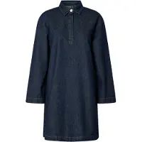 Pieces Kenya Long Sleeve Short Dress Bleu L Femme