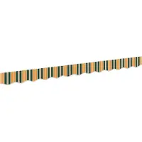 vidaXL , protections pour stores, vert et jaune, 230 x 20 cm, polyester