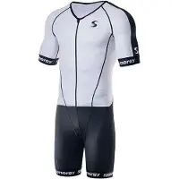 Synergy Pro Short Sleeve Trisuit Gris S Homme