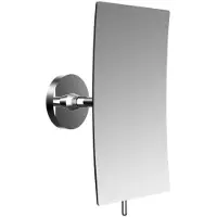 Emco Miroir mural rond , 1 bras, 3 plis, angulaire, 132x208mm, 109400137