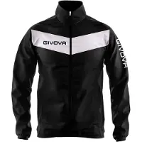 Givova Veste de sport Rain Nero-rosso Noir - M