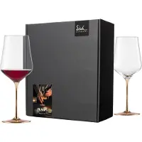 Eisch 2 verres à Bordeaux 518/21 en boîte cadeau Festivity RAVI GOLD 75751821